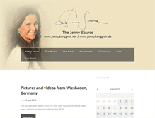 Tablet Screenshot of jennyberggren.net